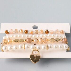WOMEN'S ASSORTED COLORS BEADS BRACELET